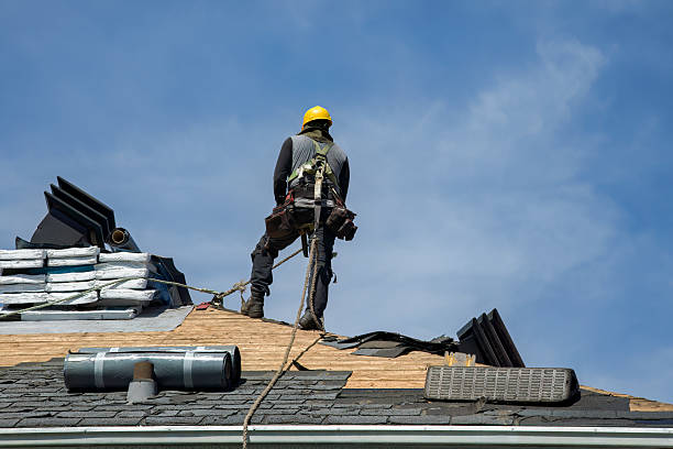 Professional Gutter Installation technician working in Sekiu, WA